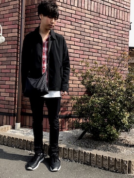 あんころもちさん（メンズ・176cm）の冬コーディネート