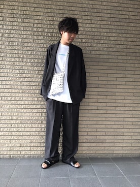 あんころもちさん（メンズ・176cm）の春コーディネート