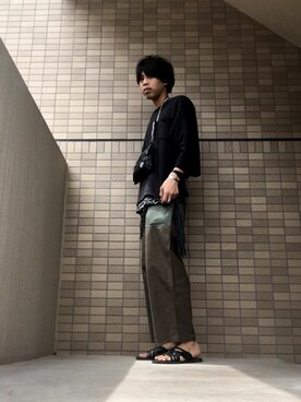 あんころもちゃさん（メンズ・176cm）の夏コーディネート