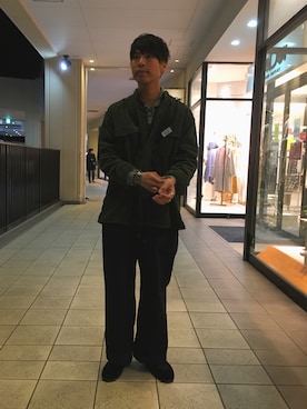 「アイテム（スリッポン）」を使った、あんころもちさん（メンズ・176cm・20代）の冬コーディネート