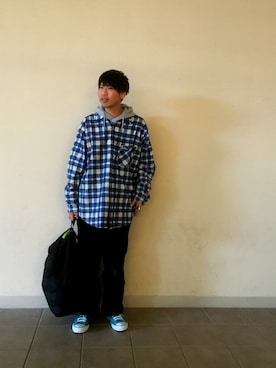 あんころもちさん（メンズ・176cm）の冬コーディネート