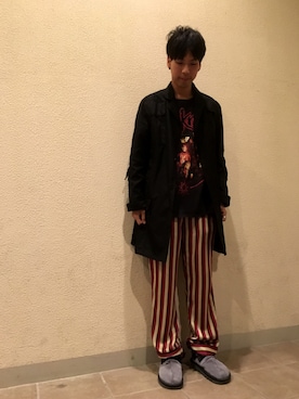 あんころもちさん（メンズ・176cm）の春コーディネート