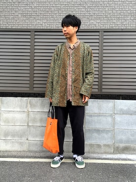 あんころもちさん（メンズ・176cm）の春コーディネート