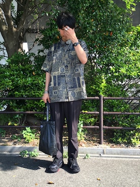 あんころもちさん（メンズ・176cm）の春コーディネート