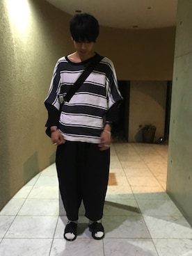 「PINE FORT（パインフォート）のアイテム」を使った、あんころもちさん（メンズ・176cm）の春コーディネート