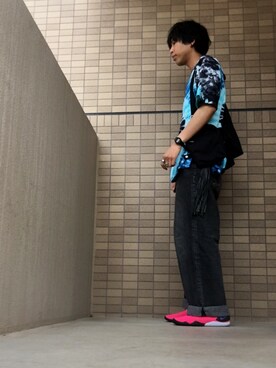 「иваси/イヴァシー（イヴァシー）のアイテム」を使った、あんころもちさん（メンズ・176cm）の夏コーディネート