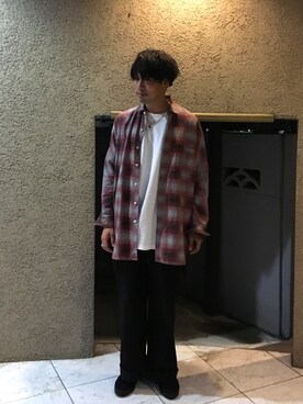 「OLDROOF　（オールドルーフ）のアイテム」を使った、あんころもちさん（メンズ・176cm）の秋コーディネート