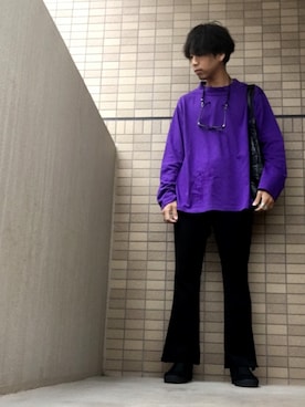 「OLDROOF　（オールドルーフ）のアイテム」を使った、あんころもちさん（メンズ・176cm）の秋コーディネート