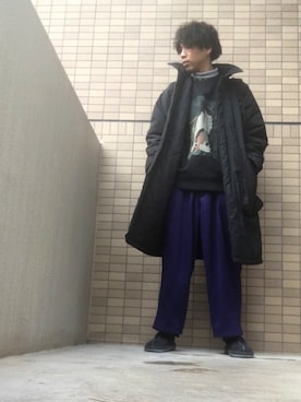 あんころもちさん(メンズ・176cm)の冬コーディネート