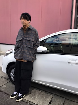 あんころもちゃさん(メンズ・176cm)の冬コーディネート
