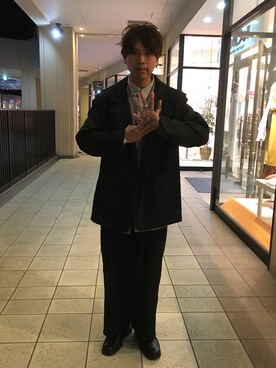 あんころもちさん（メンズ・176cm）の冬コーディネート