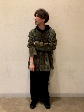 「アイテム（スリッポン）」を使った、あんころもちさん（メンズ・176cm・20代）の春コーディネート