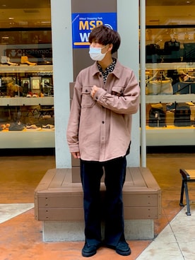 あんころもちさん（メンズ・176cm）の春コーディネート