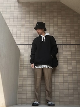 あんころもちさん（メンズ・176cm）の春コーディネート