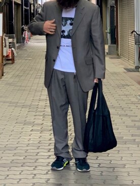 あんころもちさん（メンズ・176cm）の春コーディネート