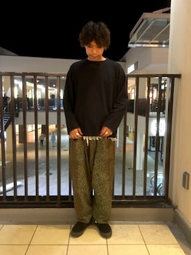「アイテム（スリッポン）」を使った、あんころもちさん（メンズ・176cm・20代）の秋コーディネート