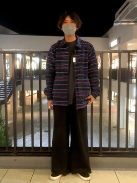 「Soulland（ソウランド）のアイテム」を使った、あんころもちさん（メンズ・176cm）の秋コーディネート