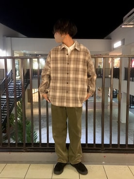 「モンクストラップ」｜あんころもちさん（メンズ・176cm・20代）の冬コーディネート