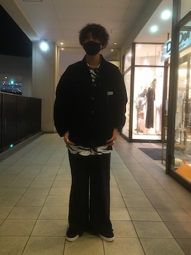 「カキトウの自己投影」｜あんころもちさん（メンズ・176cm）の冬コーディネート