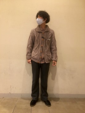 「カキトウの自己投影」｜あんころもちさん（メンズ・176cm）の冬コーディネート