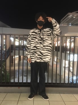 「カキトウの自己投影」｜あんころもちさん（メンズ・176cm）の冬コーディネート