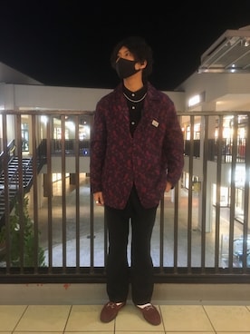 「FRANCESCO（フランチェスコ）のアイテム」を使った、あんころもちさん（メンズ・176cm）の冬コーディネート