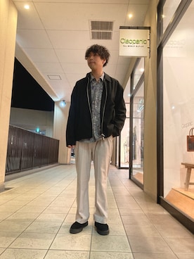 あんころもちさん（メンズ・176cm）の春コーディネート