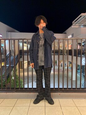 あんころもちさん（メンズ・176cm）の春コーディネート