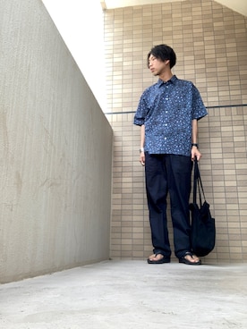 「UNIQLO U」｜あんころもちさん（メンズ・176cm）の夏コーディネート