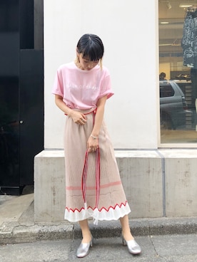 「mamemamemame」｜arimskさん（レディース・163cm）の夏コーディネート