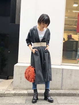 「rag & bone（ラグアンドボーン）のアイテム（パンツ）」を使った、arimskさん（レディース・163cm）の夏コーディネート