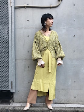 「mame（マメ）のアイテム（パンツ）」を使った、arimskさん（レディース・163cm）の冬コーディネート