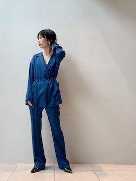 「mame（マメ）のアイテム（パンツ）」を使った、arimskさん（レディース・163cm）の夏コーディネート