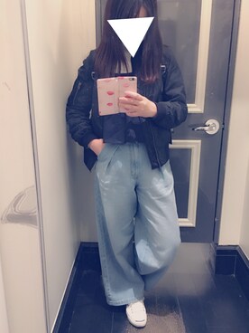 「CONVERSE（コンバース）のCONVERSE コンバース ジャック パーセル / JACK PURCEL（スニーカー）」を使った、yuu ...♩#さん（レディース・163cm）の春コーディネート