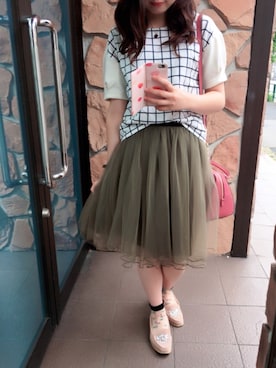 yuu ...♩#さん（レディース・163cm）の夏コーディネート