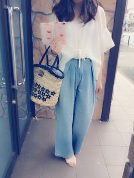 yuu ...♩#さん（レディース・163cm）の夏コーディネート