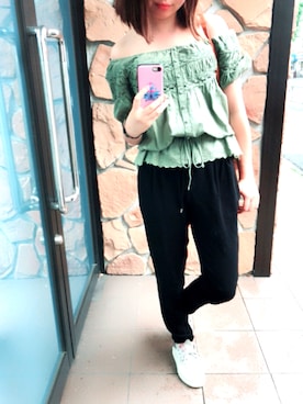 「アイテム（ピアス（両耳用））」を使った、yuu ...♩#さん（レディース・163cm・20代）の夏コーディネート