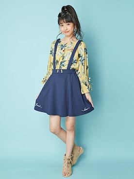 「JENNIコーデ」｜JENNIさん（キッズ・154cm）の夏コーディネート