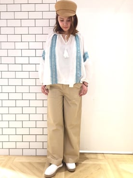 LOWRYS FARM 大日STAFFさん(レディース・157cm)の春コーディネート