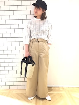 「ザツザイ」｜LOWRYS FARM 大日STAFFさん（レディース・159cm）の春コーディネート