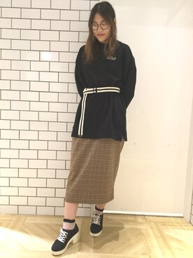 LOWRYS FARM 大日STAFFさん(レディース・161cm)の秋コーディネート