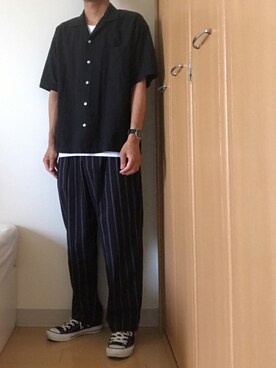 「CONVERSE（コンバース）のconverse（コンバース） ALL STAR OX（オールスターOX）（スニーカー）」を使った、ともさん（メンズ・162cm）の夏コーディネート