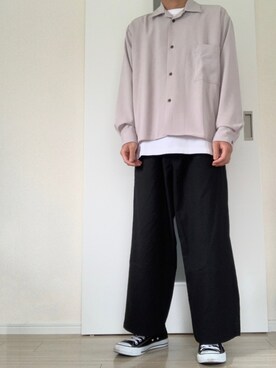 「CONVERSE（コンバース）のconverse（コンバース） ALL STAR OX（オールスターOX）（スニーカー）」を使った、ともさん（メンズ・162cm）の春コーディネート