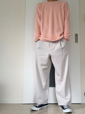 「CONVERSE（コンバース）のconverse（コンバース） ALL STAR OX（オールスターOX）（スニーカー）」を使った、ともさん（メンズ・162cm）の春コーディネート