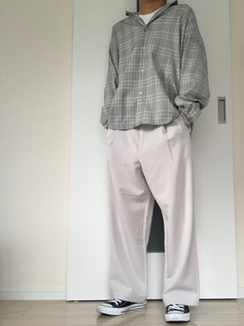 「CONVERSE（コンバース）のconverse（コンバース） ALL STAR OX（オールスターOX）（スニーカー）」を使った、ともさん（メンズ・162cm）の春コーディネート