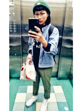 Elevator Girlさん（レディース・162cm）の春コーディネート