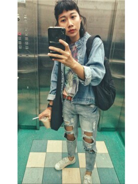 Elevator Girlさん（レディース・162cm）の春コーディネート