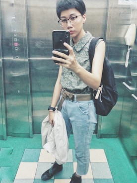 Elevator Girlさん（レディース・162cm）の夏コーディネート