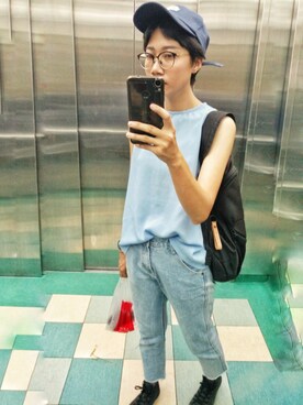 Elevator Girlさん（レディース・162cm）の夏コーディネート