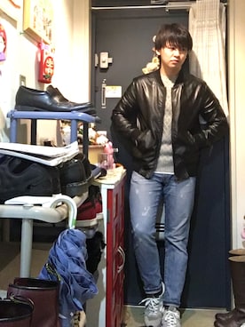 Takuya∞さん(メンズ・170cm)の冬コーディネート